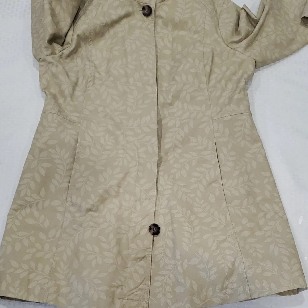 Eddie Bauer Light Tan Trench Coat - Picture 14 of 16